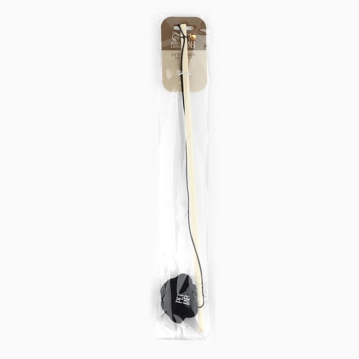 Дразнилка &laquo;Лапка&raquo; с игрушкой, чёрная