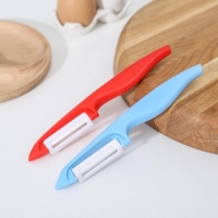 Овощечистка керамическая Доляна &laquo;Венеция&raquo;, 17 см, цвет МИКС