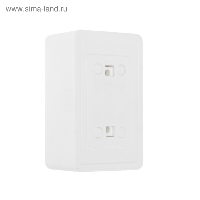 Розетка "Элект" РС 16-017, 16 А, 250 В, двухместная, открытая, с з/к, монтаж. панель, белая