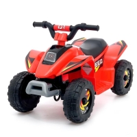 Электромобиль &laquo;Квадроцикл&raquo;, цвет красный