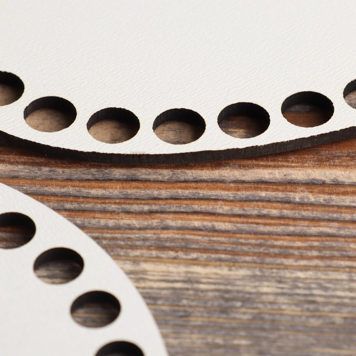 Набор заготовок для вязания "Овал" (3 в 1), донышко лхдф белый, 25&times;15, 20&times;15, 20&times;10 см