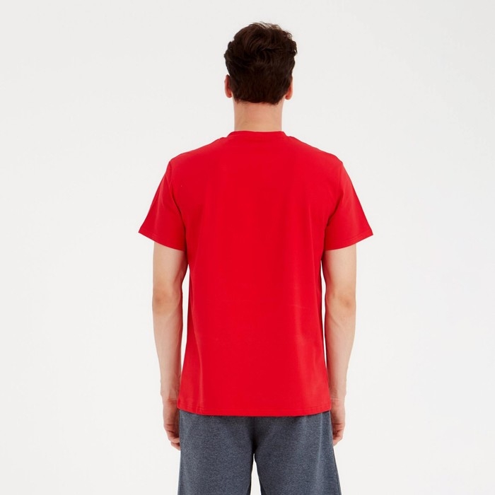 Футболка мужская MINAKU REGULAR FIT: цвет красный, р-р 54