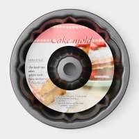 Форма для выпечки Доляна &laquo;Ренард&raquo;, 24&times;7 см, антипригарное покрытие, цвет красный