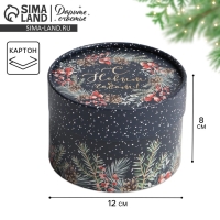 Коробка подарочная &laquo;С Новым годом&raquo;, 12 х 8 см, Новый год