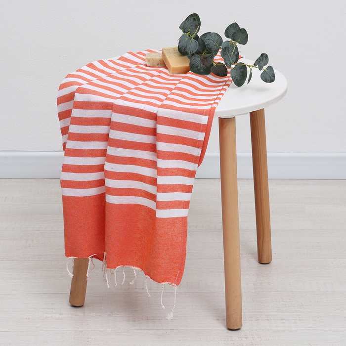 Полотенце Пештемаль LoveLife Marine, цв. оранжевый, 75х170 см, 80% хл, 20% пэ, 190 г/м2 Полотенце Пештемаль LoveLife Marine, цв. оранжевый, 75х170 см, 80% хл, 20% пэ, 190 г/м2