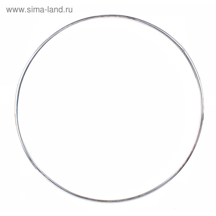 Обруч для художественной гимнастики, d=75 см, цвет серебристый Обруч для художественной гимнастики, d=75 см, цвет серебристый