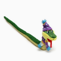 Мягкая игрушка &laquo;Змея&raquo;, зимняя, 72 см, в новогоднем колпаке