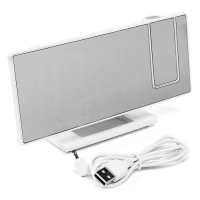 Часы-будильник электронные настольные с проекцией на потолок, 18.4 х 7.5 см, зеленая цифра 9197734 Часы-будильник электронные настольные с проекцией на потолок, 18.4 х 7.5 см, зеленая цифра 9197734