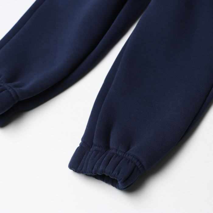 Костюм детский с начёсом (джемпер, брюки) KAFTAN "Basic line" р.38 (146-152), синий