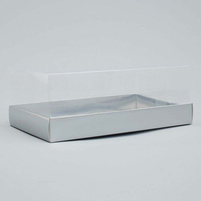 Коробка кондитерская «Серебристая», 22 х 8 х 13.5 см Коробка кондитерская «Серебристая», 22 х 8 х 13.5 см