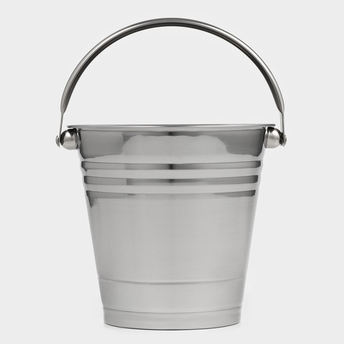 Ведро для льда из нержавеющей стали «Классик», 17×16×15 см Ведро для льда из нержавеющей стали «Классик», 17×16×15 см