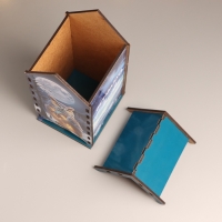 Новогодний чайный домик "Сказка" 20х10,5х9,5 см Новогодний чайный домик "Сказка" 20х10,5х9,5 см