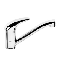 Смеситель для кухни Onix А-1104, однорычажный, короткий излив, хром