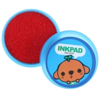 Набор для рисования: печать 3 шт., штемпельная подушка, карандаш 7 цветов, цвет голубой Набор для рисования: печать 3 шт., штемпельная подушка, карандаш 7 цветов, цвет голубой