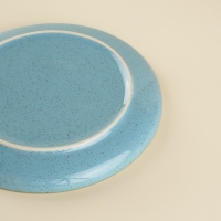 Набор тарелок фарфоровых SL Home «Аззура», d=20,3 см, цвет бирюзовый Набор тарелок фарфоровых SL Home «Аззура», d=20,3 см, цвет бирюзовый