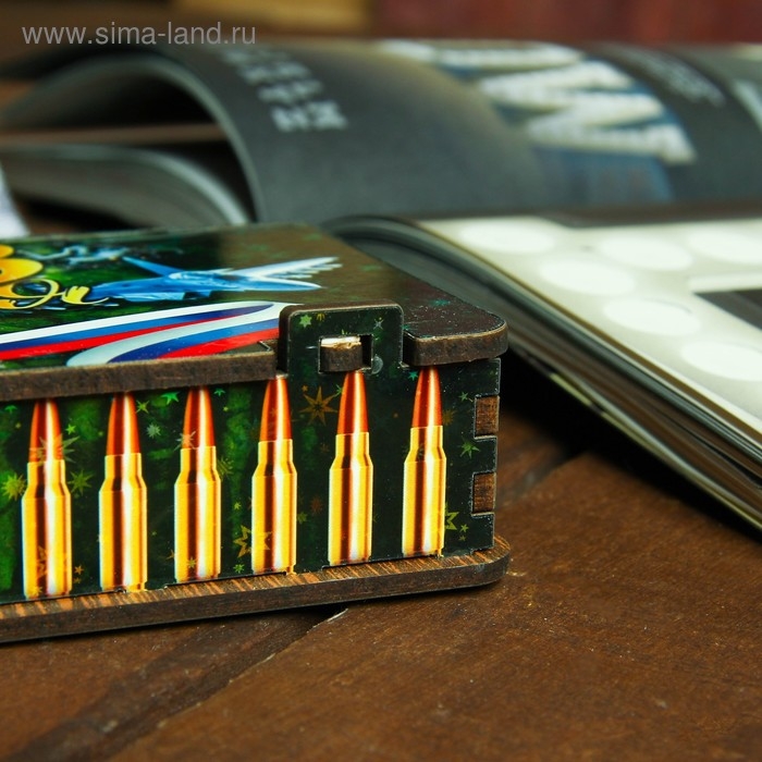 Купюрница Купюрница "С 23 февраля, с флагом" 18×10×3 см