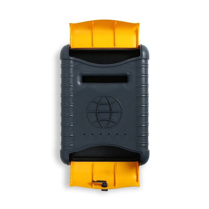 Ящик почтовый, пластиковый, «Стандарт», с щеколдой, с накладкой, серый Ящик почтовый, пластиковый, «Стандарт», с щеколдой, с накладкой, серый