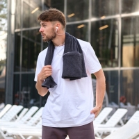 Полотенце махровое для тренировок LoveLife Active 50х100 см, цвет чёрный, 100% хлопок, 360 гр/м2 Полотенце махровое для тренировок LoveLife Active 50х100 см, цвет чёрный, 100% хлопок, 360 гр/м2