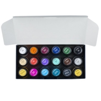 Краска акриловая, набор 18 цветов х 20 мл, ЗХК Decola Shine, глянцевые, 29412149