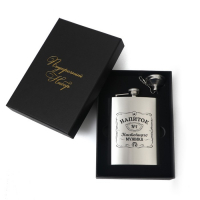 Фляжка для алкоголя и воды, 240 мл, "Напиток настоящего мужика", нержавеющая сталь, 8 oz Фляжка для алкоголя и воды, 240 мл, "Напиток настоящего мужика", нержавеющая сталь, 8 oz