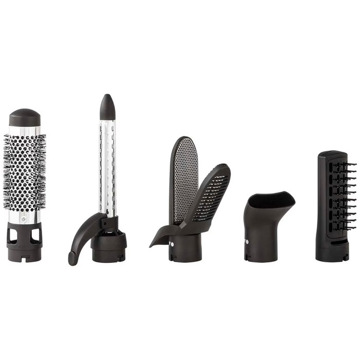 Фен-щётка Econ ECO-BH05B, 1000 Вт, 1 скорость, 2 температурных режима, чёрно-белый Фен-щётка Econ ECO-BH05B, 1000 Вт, 1 скорость, 2 температурных режима, чёрно-белый