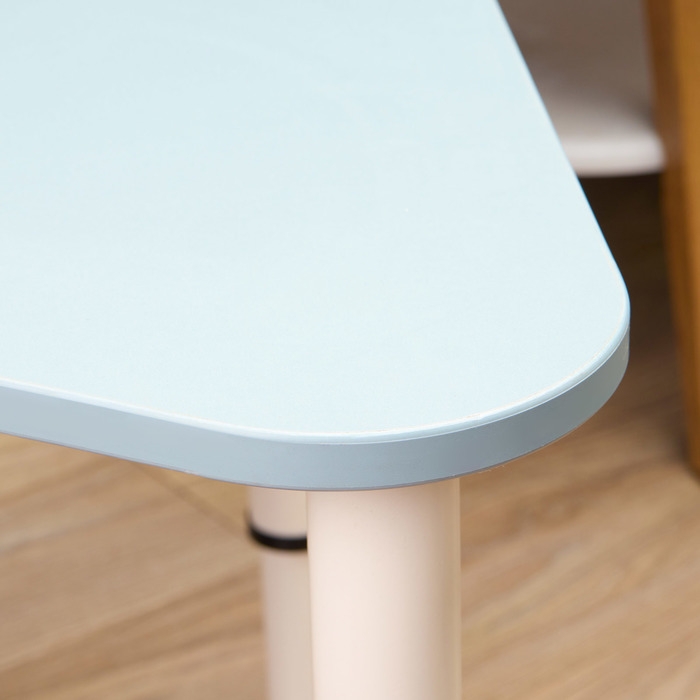 Стол Треугольник растущий гр.0-3 на металлокаркасе, Дастин грин