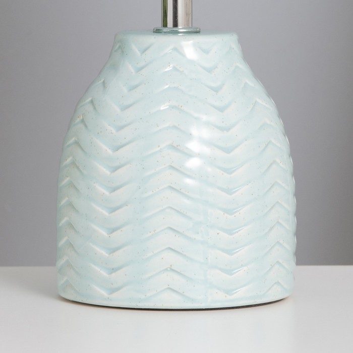 Лампа настольная Лампа настольная "Квиллен" 1х40Вт Е14 голубой 13х13х25см