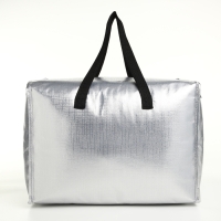 Термосумка на молнии, 32 л, цвет серебряный Термосумка на молнии, 32 л, цвет серебряный