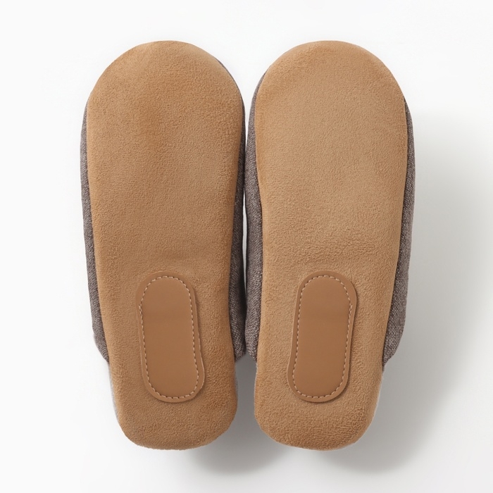 Тапочки женские, ECO размер 40-41, цвет коричневый Тапочки женские, ECO размер 40-41, цвет коричневый