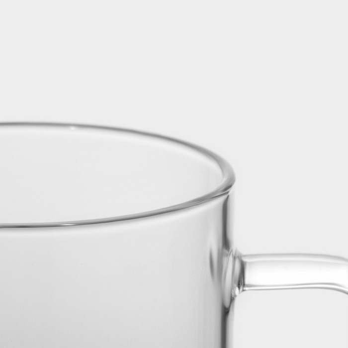 Набор стеклянных кружек Magistro &laquo;Глория&raquo;, 320 мл, 11&times;8&times;9 см, 2 шт