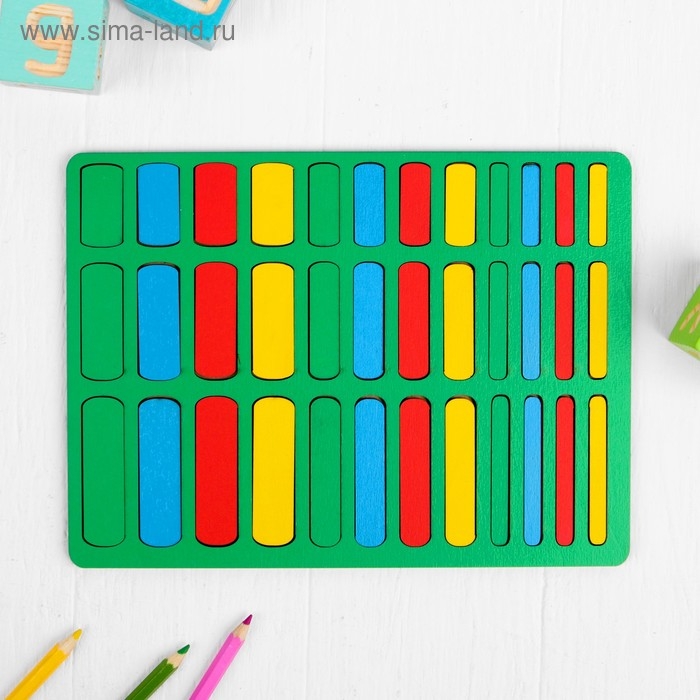 Счётный материал &laquo;Логические палочки&raquo; МИКС