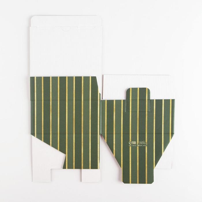 Коробка подарочная новогодняя складная &laquo;Сияй&raquo;, 15 х 15 х 7 см, Новый год