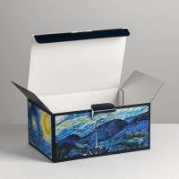 Коробка‒пенал, упаковка подарочная, &laquo;Ван Гог&raquo;, 22 х 15 х 10 см