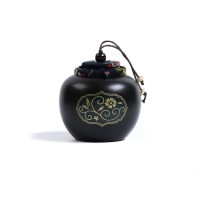 Набор для чайной церемонии 6 предметов на 3 персоны: чашка 50 мл, чайник 280 мл, черный Набор для чайной церемонии 6 предметов на 3 персоны: чашка 50 мл, чайник 280 мл, черный