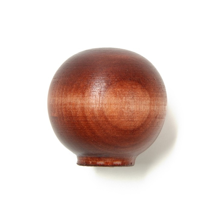 Ручка-кнопка Алапаевск, «Шар», цвет под дерево Ручка-кнопка Алапаевск, «Шар», цвет под дерево