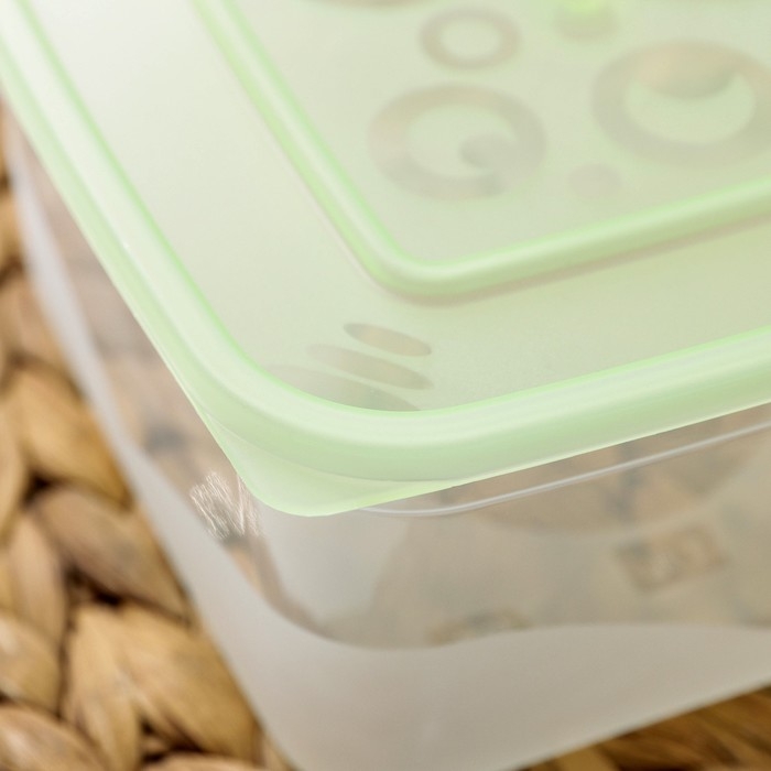 Контейнер для продуктов &laquo;Ассорти&raquo;, 1 л, прозрачный, крышка микс