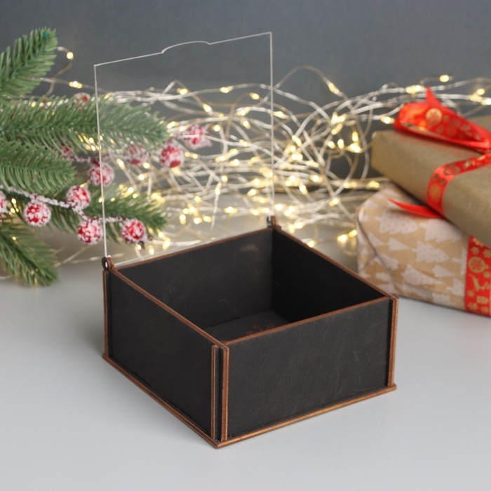 Новогодняя шкатулка Новогодняя шкатулка "Змей улыбается" 6х12х12 см