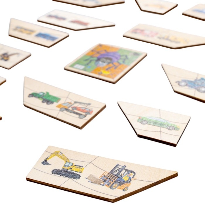 Пазлы из дерева &laquo;Паучок. Техника&raquo;