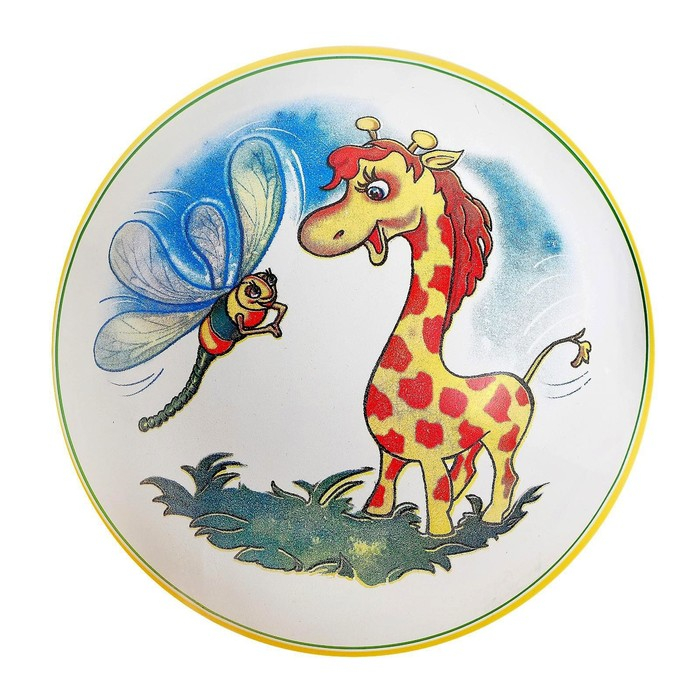 Мяч с рисунком, d=20 см, МИКС Мяч с рисунком, d=20 см, МИКС