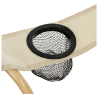 Кресло складное maclay, с подстаканником, 48 х 48 х 76 см, до 100 кг, цвет бежевый Кресло складное maclay, с подстаканником, 48 х 48 х 76 см, до 100 кг, цвет бежевый