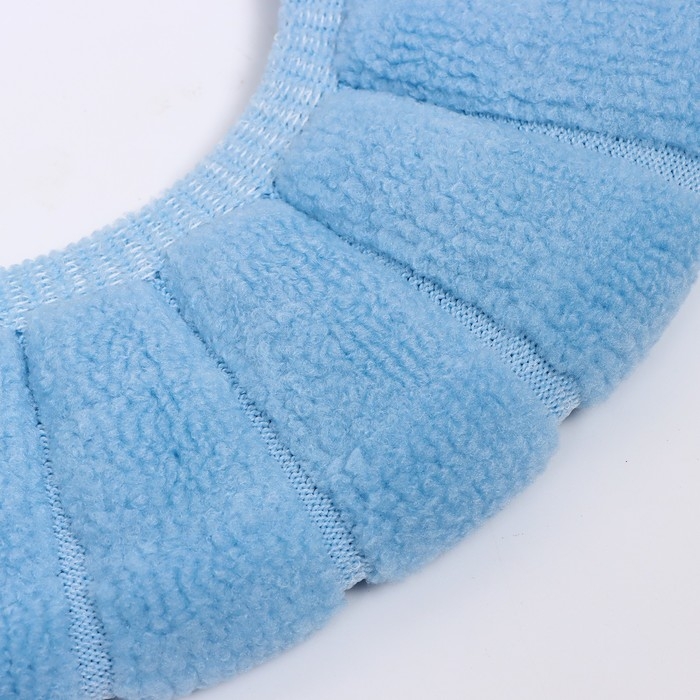 Мягкий чехол накладка на крышку и сиденье унитаза (голубая) Мягкий чехол накладка на крышку и сиденье унитаза (голубая)