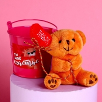 Мягкая игрушка «Ты моё счастье», медведь, цвета МИКС Мягкая игрушка «Ты моё счастье», медведь, цвета МИКС