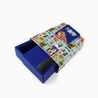 Коробка новогодняя складная с ручками &laquo;Новогодняя почта&raquo; 23 х 8 х 32 см, Новый год