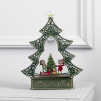 Светодиодная фигура «Ёлка с детьми и ёлкой» 23 × 29 × 9.5 см, пластик, батарейки ААх3 (не в комплекте), USB, свечение тёплое белое Светодиодная фигура «Ёлка с детьми и ёлкой» 23 × 29 × 9.5 см, пластик, батарейки ААх3 (не в комплекте), USB, свечение тёплое белое