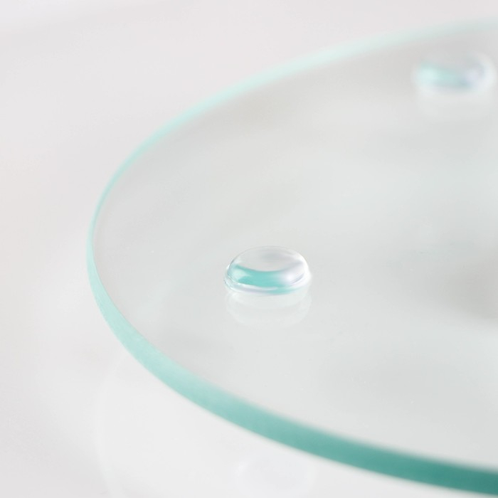 Подставка стеклянная для торта вращающаяся Доляна «Фруктовый лёд», d=32 см ㅤ Подставка стеклянная для торта вращающаяся Доляна «Фруктовый лёд», d=32 см ㅤ