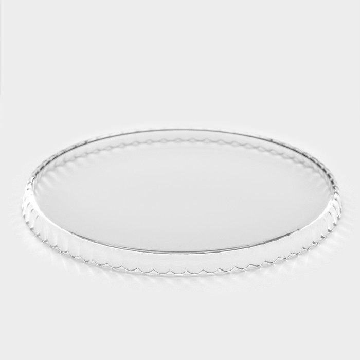 Блюдо стеклянное Patisserie, d=24 см, цвет прозрачный Блюдо стеклянное Patisserie, d=24 см, цвет прозрачный