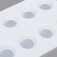 Ящик для выращивания зелёного лука, 29 &times; 16 &times; 8,5 см, 2,5 л, 10 лунок, пластик, белый, Greengo