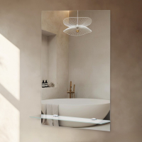 Зеркало &laquo;Прямоугольник&raquo;, настенное, с полочкой, 39&times;59 cм