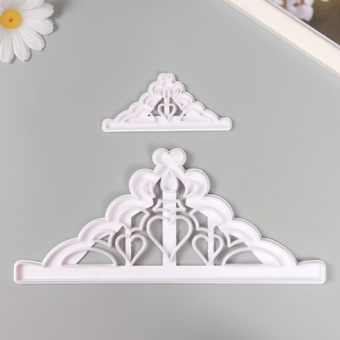 Каттеры для полимерной глины Каттеры для полимерной глины "Уголки. Сердце" набор 2 шт 8,9х20,3 см 3,9х8,5 см