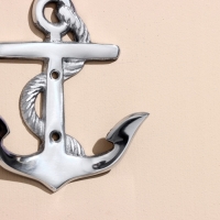 Крючок "Якорь" алюминий 11х9 см Крючок "Якорь" алюминий 11х9 см